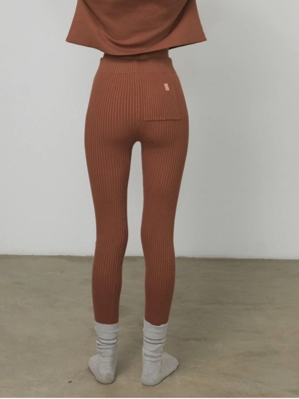 lunya Cottonsilk™ Ribbed Legging size XS cozy loungewear quiet luxury comfy